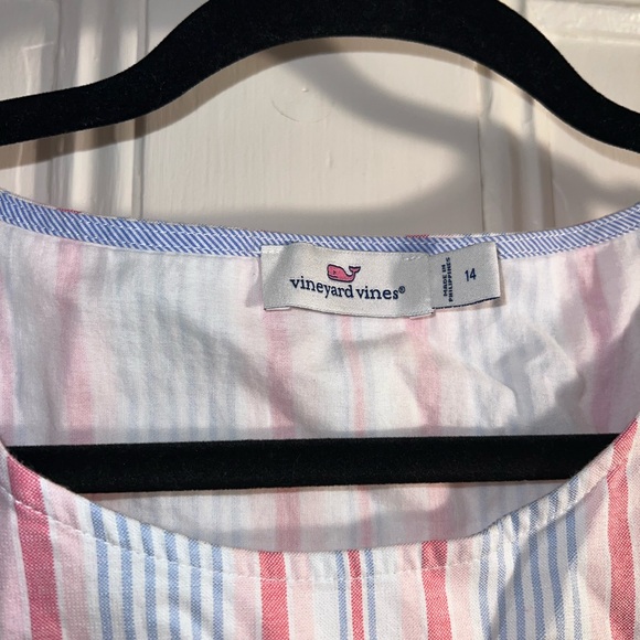 Vineyard Vines Abacos Tassel Sleeveless Top, size 14 - Picture 3 of 5